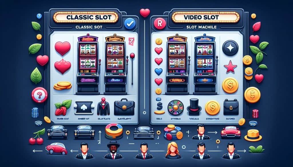 Kako se razlikuju klasični i video slotovi Kako se razlikuju klasični i video slotovi